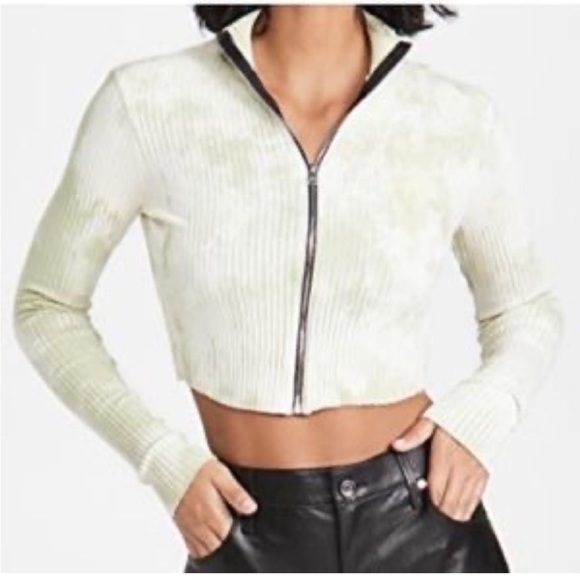 NWT Cotton Citizen Ibiza Turtleneck in Buttercream Splatter - Picture 1 of 4